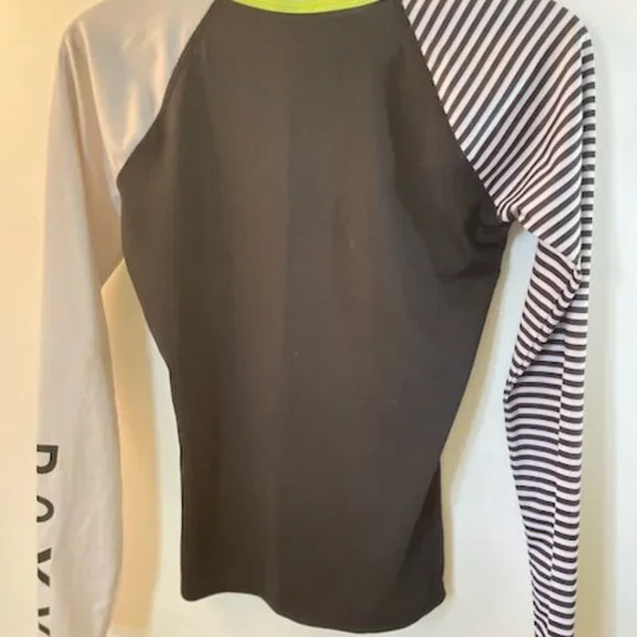 Roxy Striped Rash Guard - Picture 2 of 3